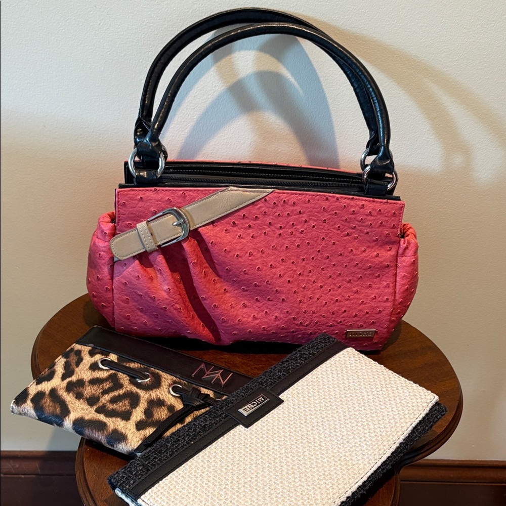 Miche  satchel  four bags in one switch covers /magnetic system/black handles